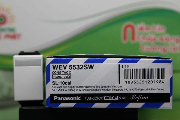 Công tắc Panasonic 2 chiều WEV5532SW/WEV5532-7SW loại nhỏ